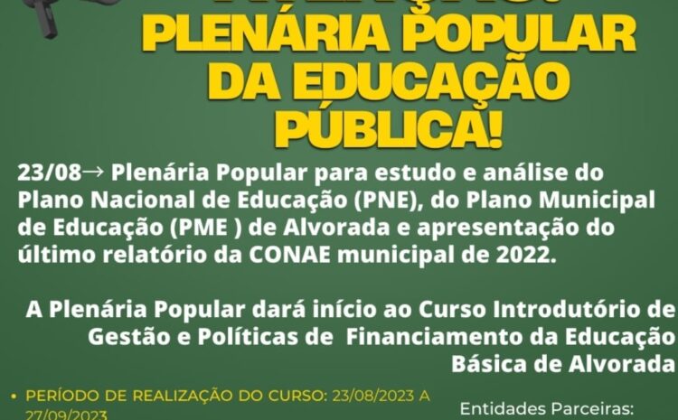  Curso de Gestão e Políticas de Financiamento da Educação Básica de Alvorada