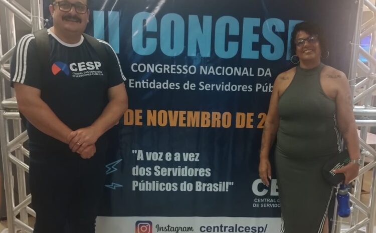  SIMA representa Servidores de Alvorada no II Concesp, em Campo Grande/MS