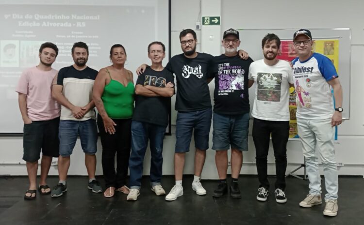  No SIMA, o Dia do Quadrinho Nacional, com Pablito Aguiar, artistas e fanzineiros