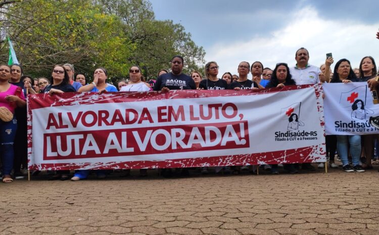  SIMA solidário à luta dos trabalhadores para salvar o Hospital de Alvorada, desmontado pelos Governos Leite e Appolo