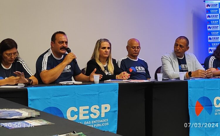  Rosseto e Júnior, do SIMA, participam de seminário da CESP, em Brasília