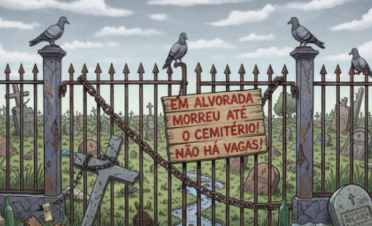  Cemitério Municipal de Alvorada: quando até na morte o abandono é realidade!