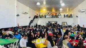 Servidores na Feijoada dos servidores